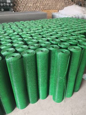 Industrial Green PVC Coated Wire Coat Hot Dipped Galvanized Welded Gabion Mesh