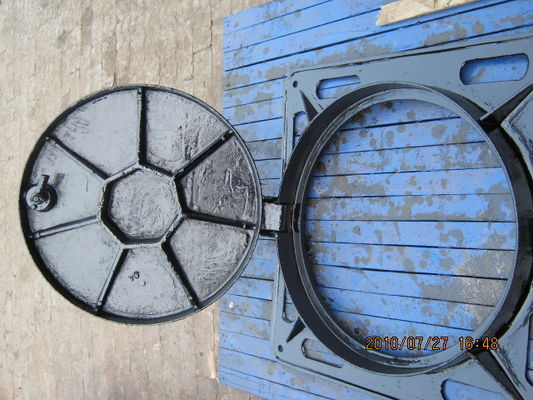 Double Seal Ductile Iron Manhole Cover Gray Iron High Strength