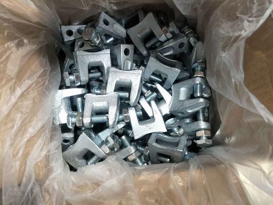 Electrical Steel Wide Flange Beam Clamps Hot Galvanizing Hot Dip  Zinc Plating