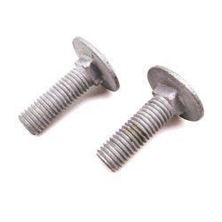 Flat Head Carbon Steel Carriage Bolt M8 Din 903 Chrome And Nut Hardened M4
