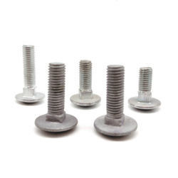 Flat Head Carbon Steel Carriage Bolt M8 Din 903 Chrome And Nut Hardened M4