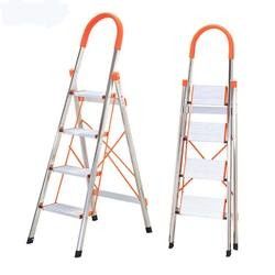 Aluminium Folding 4 Steps Household Kitchen Safety Step Ladders