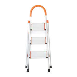 Aluminium Folding 3 Steps Household Kitchen Safety Step Ladders