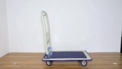 Utility Folding Platform Trolley 4 Wheel Platform Trolley Flatbed Plastic  300KG