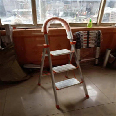 Household 3 Step Aluminum Ladder  Kitchen 3 Step Folding Ladder