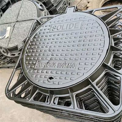 High Strength Ductile Iron Manhole Cover Casting Foundry Ductile Iron Access Covers