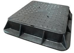 Customized Ductile Iron Manhole Cover From Casting Foundry AISI JIS DIN