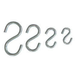Customized Polish Galvanized Metal Steel S Hooks Hanging Standard ASME M2-M12