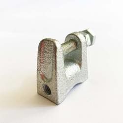 C Channel Electrical Steel Beam Clamps Color Silver Measurement System Metric M6-M16