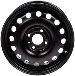 10 16 Inch 5 Lug Steel Wheel Rim 5x114.3 White With Red Line