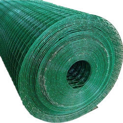 PVC Coated Welded Wire Mesh Rolls 4'X1''X2''X0.6 1.0MMX80'
