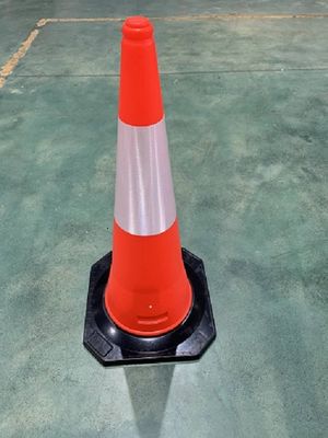 PE Orange Road Safety Cones For Security Construction Protection