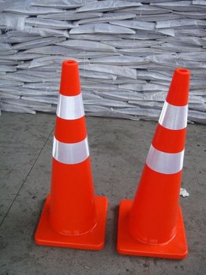 Residential Areas Reflective Film with No Discoloration Single or Double Layer safety cone
