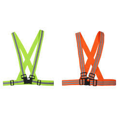 Green and orange Reflective vest for Common Chemical Fiber Packing 100pcs/ctn