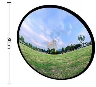 Wide Angle Lens Turning Mirror Road Safety Facilities for Curves and Intersections