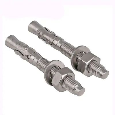 Stainless Steel Bolt And Nuts with Silvery Coating for Various Industries