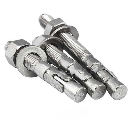 Zinc Finish Bolt And Nuts Enhances The Appearance Of Silvery Stainless Steel