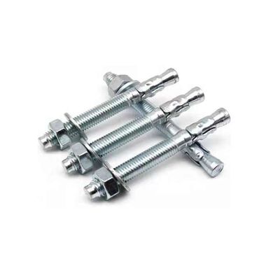 Stainless Steel Bolt And Nuts Silvery Finish Hot Galvanized For Industrial Durability