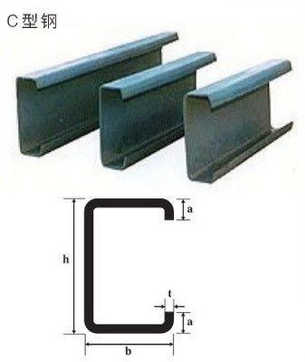 Galvanized Q235,Q345 ,hot rolling, cold bending pre-galc shape steel hot rolling, cold bending