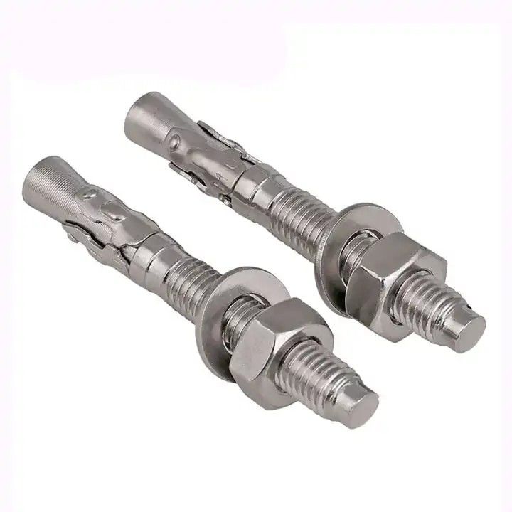 Stainless Steel Bolt And Nuts with Silvery Coating for Various Industries