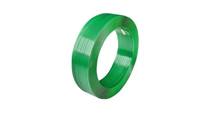 Serrated Green Polyester Strap With Durable Buckle For PET/PP Strap